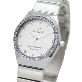 [TANDY] Sapphire Metal Watch TS 301 – Semi Sapphire Glass, Simple & Sophisticated Design, Perfect Couple Watch for Men & Women